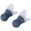 Generic 2 tappi per le orecchie in silicone per riduzione del rumore, riutilizzabili, morbidi, protettivi per nuoto, volo e spa