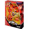 Bandai Set di travestimento Ladybug con maschera, yo-yo con specchio, orecchini a clip, figurina Kwami Tikki, Miraculous Ladybug, BANDAI