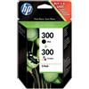 HP 300 confezione da 2 cartucce d'inchiostro nero, colore per DeskJet F4580 e Photosmart C4680/C4795