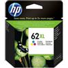 HP Cartuccia d'inchiostro HP 62XL, tre colori, alta capacità, originale, per Officejet Mobile 250, Envy 5540, Envy 5640, Envy 7640