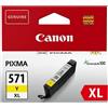 Canon Cartuccia d'inchiostro, Canon CLI-571 XL, giallo, alta capacità, per serie MG5750, MG6850 e MG7750