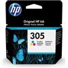 HP Cartuccia d'inchiostro, HP 305, Tricolore, 4,48 ml, originale, per DeskJet 2300/2700/2810/4222/4230/Plus 4100, Envy 6000/Pro 6400