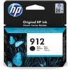 HP Cartuccia d'inchiostro, HP 912, nero, originale 3YL80AE, getto d'inchiostro, 300 pagine, per OfficeJet serie 8010, OfficeJet Pro serie 8020