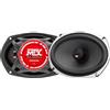 MTX Altoparlanti per auto MTX TX669C, coassiali, 15x23 cm 6x9 pollici, a 2 vie, 120 W RMS, telaio in alluminio