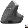 LOGITECH Mouse ergonomico wireless, Logitech MX Vertical, wireless, grigio, design ergonomico