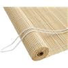 vidaXL Tenda a rullo in bambù naturale 160 x 160 cm