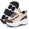 Hearda Scarpe con Rotelle Bambina Bambino, 2 in 1 Scarpe con Rotelle Bambino, Ragazzi Scarpe Pattini con 4 Ruote Scomparsa, Multisport Outdoor Sneaker Skateboard