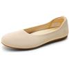 Dream Pairs Sdfa2423w BallerineDonna | Soletta imbottita, supporto arco, particelle massaggianti, maglia traspirante, pieghevoli e portatili.