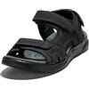 JOMIX Sandali Bassi Estivi Uomo Ciabatte Sportivi Comodi Sandali Bassi Eleganti Trekking da Mare Spiaggia Casa SU9312 (Nero, 41)