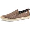 JOMIX Espadrillas Uomo Casual Scarpe Estive Slip On con Punta Chiusa Tomaia Traforata e Suola Flessibile in Gomma per Passeggiate Marrone 43