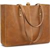 S-ZONE Donna Borsa a Tracolla Vintage Pelle di Cavallo Pazzo