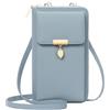 ENONEO Porta Cellulare Portafoglio Donna in Pelle PU Grande Portafoglio Donna RFID Blocking Borsa a Tracolla per Cellulare con 12 scomparti per carte e Portamonete Chiusura con Cerniera
