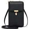 ENONEO Porta Cellulare Portafoglio Donna in Pelle PU Grande Portafoglio Donna RFID Blocking Borsa a Tracolla per Cellulare con 12 scomparti per carte e Portamonete Chiusura con Cerniera