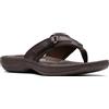 Clarks - Sandali infradito da donna Breeze Sea, Marrone/Marrone, 39 EU