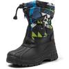 JOMIX Stivali Bambini Ragazzi Doposci Stivaletti Bambine Ragazze da Neve Impermeabile Scarpe Invernalin Imbottite da Bimbi Bimbe MB9536 (Blu, 35)