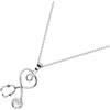 Healeved 1pezzi Collana Donna Stetoscopio Ciondolo in Per Clavicola Decorativa Alla Per Significativo