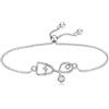 JERWLI Bracciale da infermiera da donna, in argento Sterling 925, con stetoscopio, idea regalo per infermieri e medici, Eine Grösse, Argento sterling, Nessuna pietra preziosa