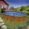 Piscina ovale Gre 610x375x132 cm con filtro a sabbia