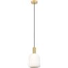 Eglo Lampadario a sospensione Eglo Manzanares Ø22,5xH110 cm acciaio vetro bianco