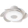 Ventilatore a soffitto con luce LED 24W Flower ventilatore 24W bianco