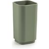 Portaspazzolini bagno Seventy in resine termoplastiche Ekoplà verde salvia