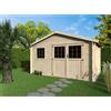 - Casetta da giardino in legno Torcal sp 34 mm H247xL430xP302 cm