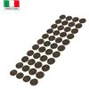Feltrini adesivi set 24 pezzi Ø 28 mm marrone
