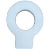 Fermaporta silicone Ø 6 cm azzurro