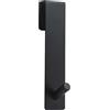 Gancio box doccia metallo 30x130x12 mm nero