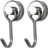 - Ganci magnetici tavolo ferro set 2 pezzi Ø 20 mm h 45 mm
