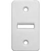 - Guidacinghia tapparelle trasversale nylon supporto circolare bianco