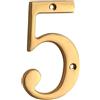 Numero civico acciaio 5