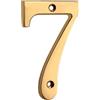 Numero civico acciaio 7