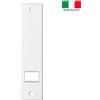 - Placca copriavvolgitore pvc interasse 185 mm bianco