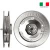 - Puleggia tapparelle zincata Ø 220 mm per rullo ottagonale