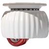 - Mini ruote adesive set 4 pezzi Ø 35 mm portata 60 kg bianco rosso