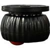 - Mini ruote adesive set 4 pezzi Ø 35 mm portata 60 kg nero rosso