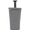 Tappi d`arresto tapparelle nylon conici set 4 pezzi Ø 40 mm grigio