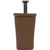 Tappi d`arresto tapparelle nylon conici set 4 pezzi Ø 40 mm marrone