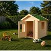 Casetta per bambini da giardino in legno Winny sp 12 mm H112xL98xP98 cm