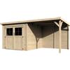 Decor et Jardin Casetta da giardino in legno Paradis Sp 19 mm H202xL477XP256 cm