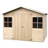 Casetta da giardino in legno Lopun Sp 12 mm H210xL289XP202 cm