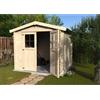 Decor et Jardin Casetta da giardino in legno Flandre Sp 28 mm H212xL258XP238 cm