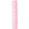 Sonew Pettine Grande Districante per Capelli, Pettine per Capelli a Denti Larghi Senza Manico per Capelli Ricci Pettine Shampoo per Capelli Asciutti e Bagnati per Uomo Donna (Rosa)