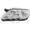 DEPO Faro fanale anteriore Sinistro TIGUAN 07-11 DEPO/TYC H7+H7 con motorino regol