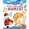 Edizioni del Borgo I numeri da 1 a 10. Gioca con gli stickers, colora e impara. Con adesivi. Ediz. a colori