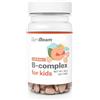 GymBeam B-Complex in Compresse Masticabili per Bambini - Vitamine Gruppo B e Vitamina C con Mirtillo Rosso - Supporto Immunitario, Energia e Vista - Gusto Albicocca - Dai 3 Anni - 120 capsule