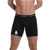 INNERSY Incontinenza Pants - Boxer da uomo, colore nero, lavabile, retrò, 1 confezione (S, 1 classico nero)