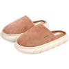 PERLETTI Pantofole Donna Invernali con Suola Platform Rialzata - Ciabatte Donna Casa Autunno Inverno Calde Comode Ultra Leggere - Pantofola Comfort con Suola Antiscivolo Ragazza (Moka, 36/37)