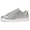LUCKY STEP Scarpe da Ginnastica Donna | Sneakers con Glitter | Sneakers alla Moda(Argento, 7US-37EU-4UK)